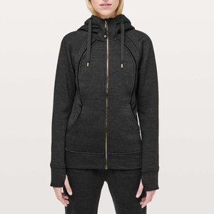 Scuba Hoodie / Plush Heathered Core Black/Black